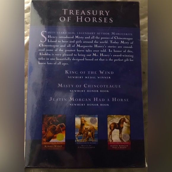 Marguerite Henry Treasury of Horses Unopened Box Set - Picture 2 of 2